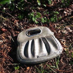 Nine West Croc Skin Clutch - LIKE NEW - Very Nice